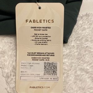 Fabletics oasis high waisted pocket capri